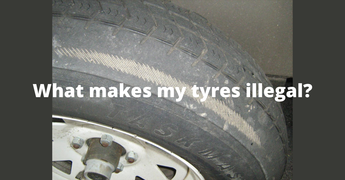 What makes tires illegal?