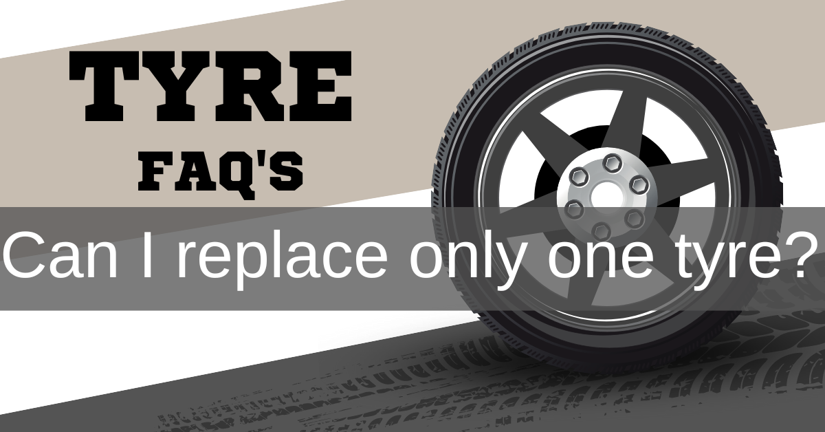 Can I replace only one tire?